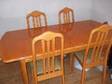 DINING TABLE expandable with 5 chairs,  Dining table....